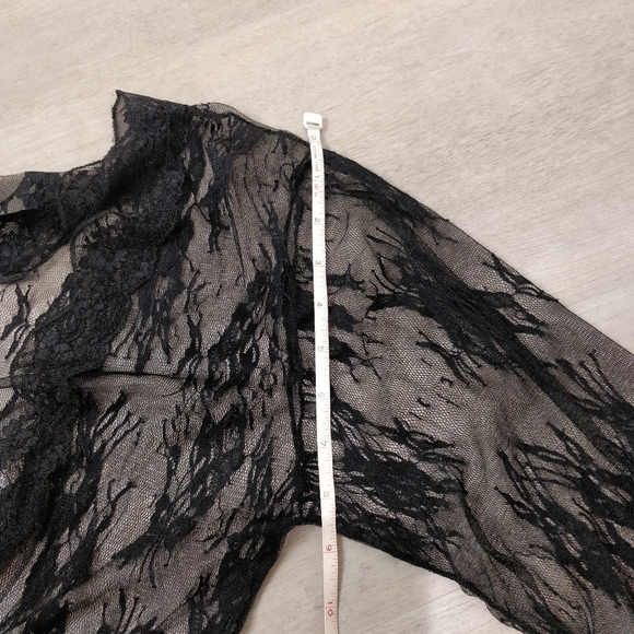 NWOT coverup soft black lace - Picture 9 of 15